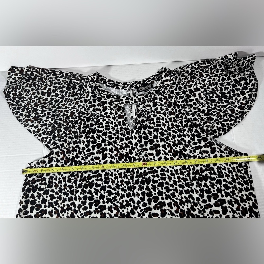 Women’s Cowgirl animal Print Top  Size XL - Picture 10 of 10